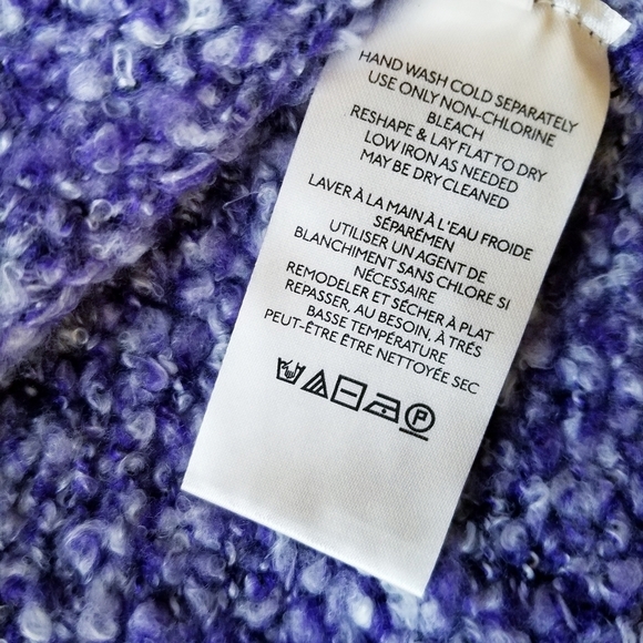 NEW Free People | Grape Hyacinth Turtleneck Crop Sweater S‎ - Picture 2 of 8